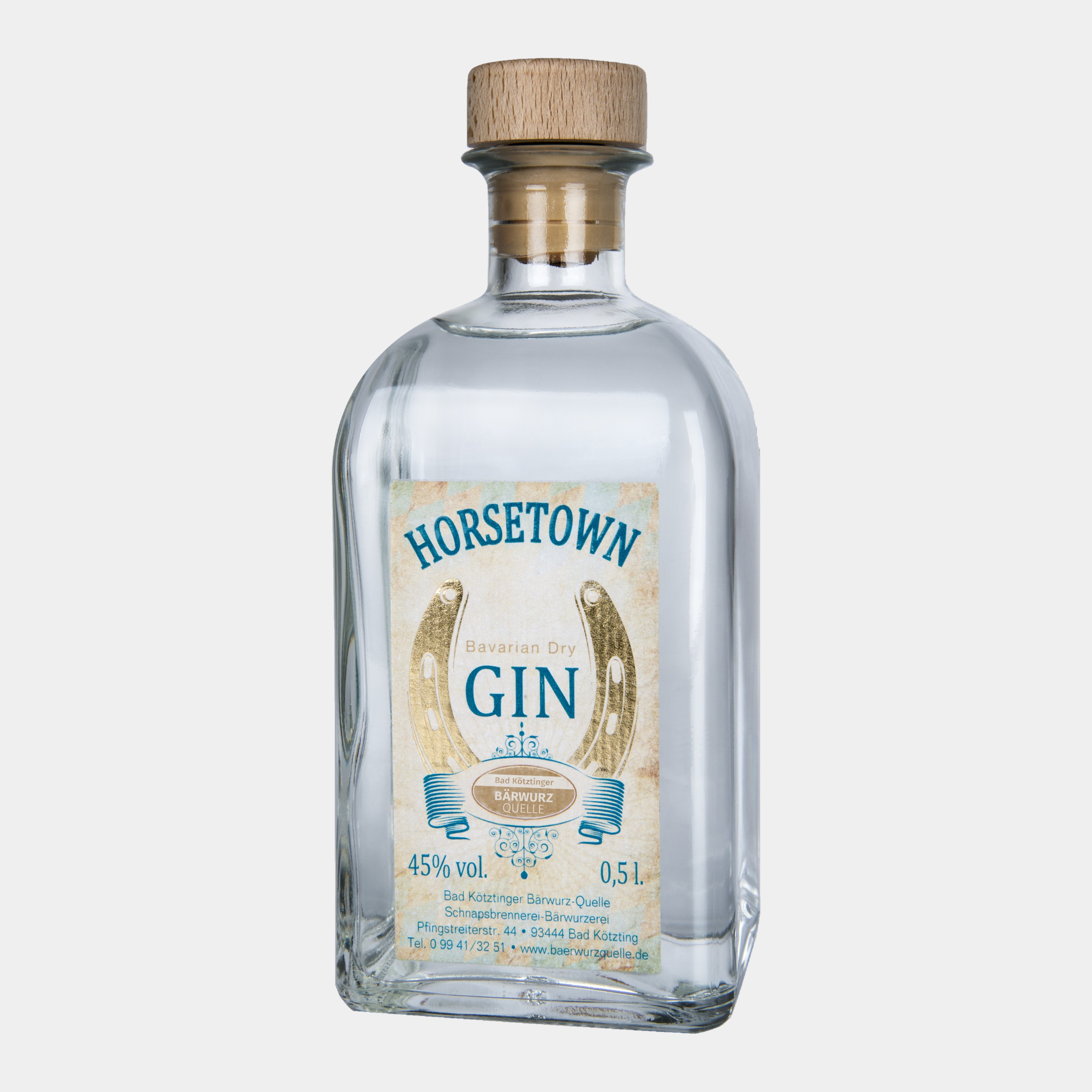 Horsetown Bavarian Dry Gin 0.5L 45% Alk.